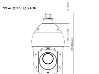 IP PTZ Ip Dahua SpeedDome 4MP Dahua DH-SD49425XB-HNR-S3 foto 2