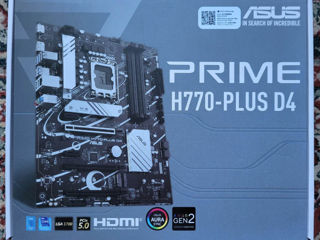 Новая мат. плата ASUS Prime H770-Plus D4