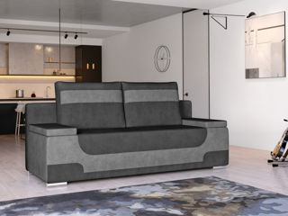 Canapea stilată și confortabilă din pânză 140x200
