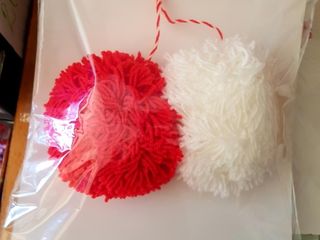 Martisor мэрцишор шары диаметр 13 см пушистые большие foto 1