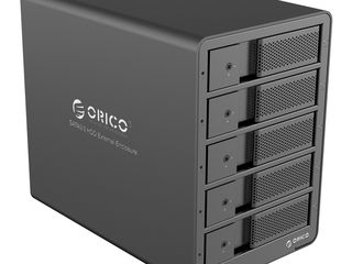 Док станция ORICO  3.5 inch 5 Bay Aluminum Alloy USB3.0 SATA Hard Drive Enclosure foto 1