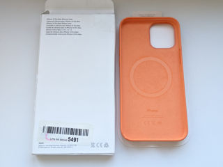 Apple iPhone 12 Pro Max Silicone Case MagSafe - Kumquat (описание) foto 3