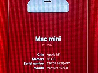 2020 Mac Mini M1 16/256 foto 2