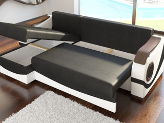 Canapea de colț elegantă și confortabilă foto 2