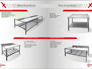 Mese din inox. Mese pentru industria alimentara foto 8