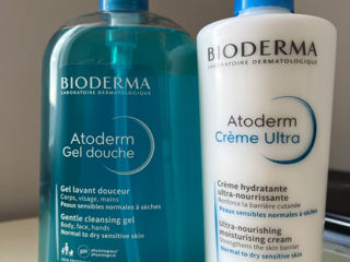 Bioderma Atoderm gel de cuartare 1L+ Atoderm crema ultra 500ml, 650 lei ambele