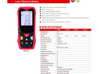 UNI-T LM150A 150m, High Precision Laser Distance Meter, Высокоточный лазерный дальномер. foto 4