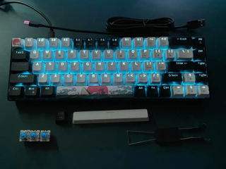 68 Keys Portable 60% Mechanical Gaming Keyboard,with Blue Switches For Windows/Laptop/PC For Mac foto 1