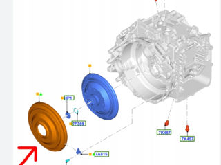 Крышка сцепления ford Powershift foto 3