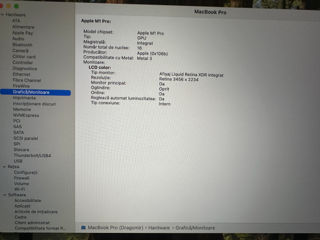 Vand macbook pro 16 silver m1 pro foto 4