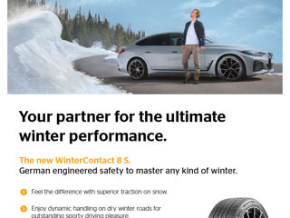 Anvelope iarna 315/30 R22 + 295/35 R21 Continental WinterContact 8S - BMW X5M, X6M , F95, F96 foto 5