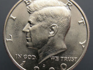 50 CENT 1990D Kennedy Half Dollar