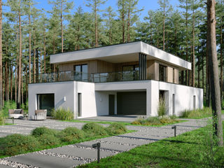 Proiect de casa  High-tech 3 dormitoare 200m2 / arhitect / proiectant / proiecte de casa