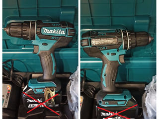 ударный шуруповерт Makita DHP482 18 V - оригинальный, новый  за 2000 лей foto 3