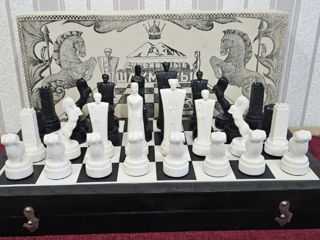 Уникальные винтажные шахматы "Джигитовка"