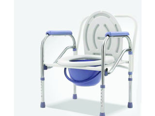 Scaun wc cadru sprijin, inaltator wc si scaun pentru dus reglabil cтул туалет, душ cиденье foto 1