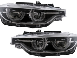 Faruri Full LED Angel Eyes compatibil cu BMW Seria 3 F30 F31 Sedan Touring (2011-up) фары