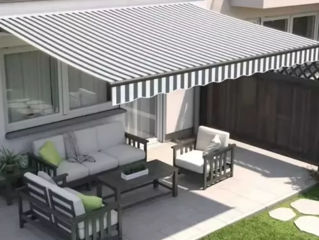 Выдвижные козырьки , разные цвета 295х250 см - доставка, кредит !!! фото 0