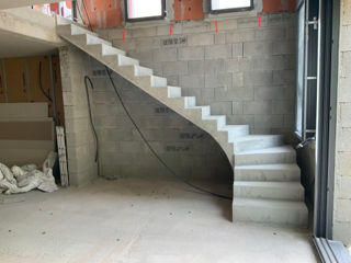 Scări din beton бетонные лестницы foto 5