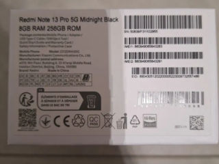 Xiaomi Redmi Note 13 PRO 5G Black 8/256 gb foto 3