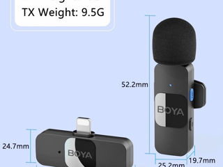 649 (670) lei - Microfon Lavaliera Boya BY-V V.2 !! for Iphone și Type-C, Noi! Alte -245 lei foto 4