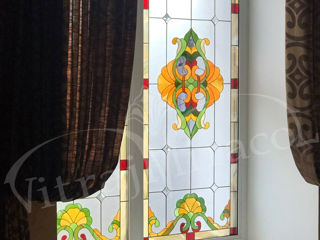 Sticla decorata pentru usi, geamuri, tavane. foto 3