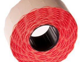 Eticheta 26*12Mm, 1500 Etic/Rola (Roșie)