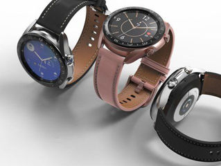 Samsung Galaxy Watch 3 1.2"/ R850/ Silver - 3500 lei nou (tot setul cutie incarcator acte)  / foto 1