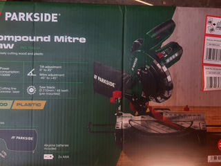 Торцовочная пила Parkside PKS 1500  1500W 210mm новая foto 7