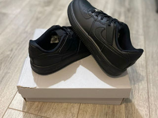 Ghete Nike Force 1 Low EasyOn Little Kids' Shoes - Black foto 5