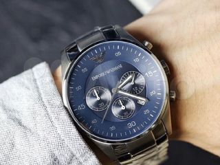 Под ёлку - Armani AR5860 сталь + синий циферблат!