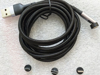 Зарядный магнитный кабель Type-C, Lightning, Micro USB.