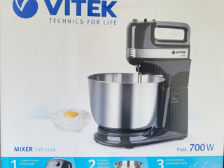 Mixer cu bol vitek / миксер с чашей витек foto 2