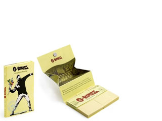 Hârtie pentru țigări G-ROLLZ Organic Hemp Extra Thin - 50 '1' Papers + Tips