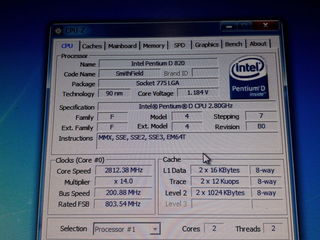 Intel Pentium D 2.8Ghz Dual Core, Ram 1.5Gb DDR2, HDD 40 Gb, Radeon 9600 128Mb, Windows 7 - 400Lei foto 4