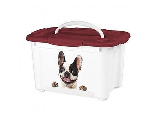 Container Pentru Hrana Lucky Pet 5.5L, Ciini, Bordo