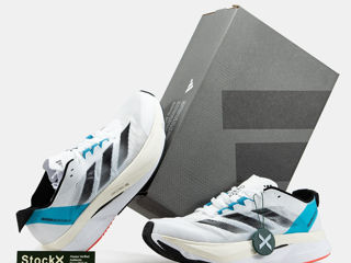 Adidas Adizero Boston 12 White/Blue foto 4