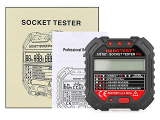 MAYILON HT107D Tester, Тестер розеток 220V. foto 6