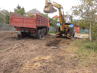 Servicii excavator incarcator buldozer lucrări de demolare constructii terasament excavare nivelare foto 5