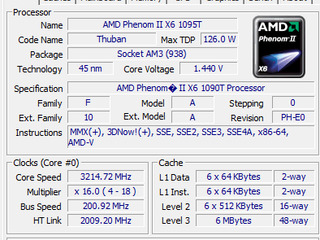 GA-990FXA-UD3 +Phenom II X6 1090T +24 DDR3 1866MHz foto 2