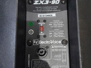 Electro-voice Zx3 90-B. Пассивная акустика с чехлами. foto 4