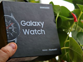 Смарт-часы Samsung Galaxy Watch SM-R800, Серебристая сталь (SM-R800NZSASER) 46мм foto 1