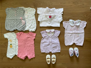 0-3, 3-6 luni (Zara, H&M, Carters, Disney, Bombonici). foto 3