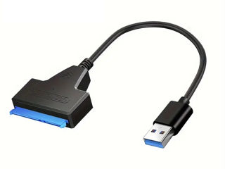 Cablu adaptor USB 3.0 / USB-C la SATA (22pin) foto 2