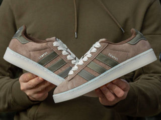 Adidas Campus Brown/Khaki Unisex foto 3