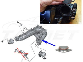 KIT anulare EGR si Schimatorul de caldura BMW E90 E91 E92 E93 F10 F11 F01 F02 фото 4
