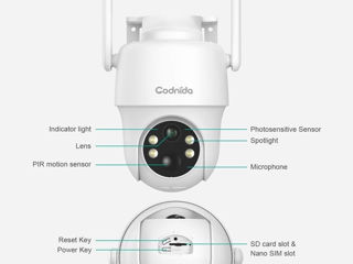 4G LTE Cellular Security Camera foto 8