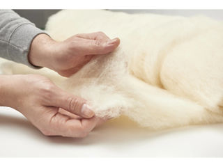 Зимнее одеяло из натуральной  овечьей шерсти от производителя foto 3