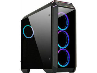 Case Atx Chieftec Stallion Iii, W/O Psu, 2Xusb3.0, 4X120Mm Argb Fan,Tempeed Glass, Mesh Front, Black