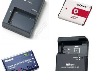 Зарядки и аккумуляторы для видеокамер и фотоаппаратов foto 1